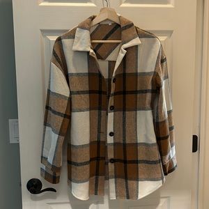 Plaid Shacket - Women’s Small
